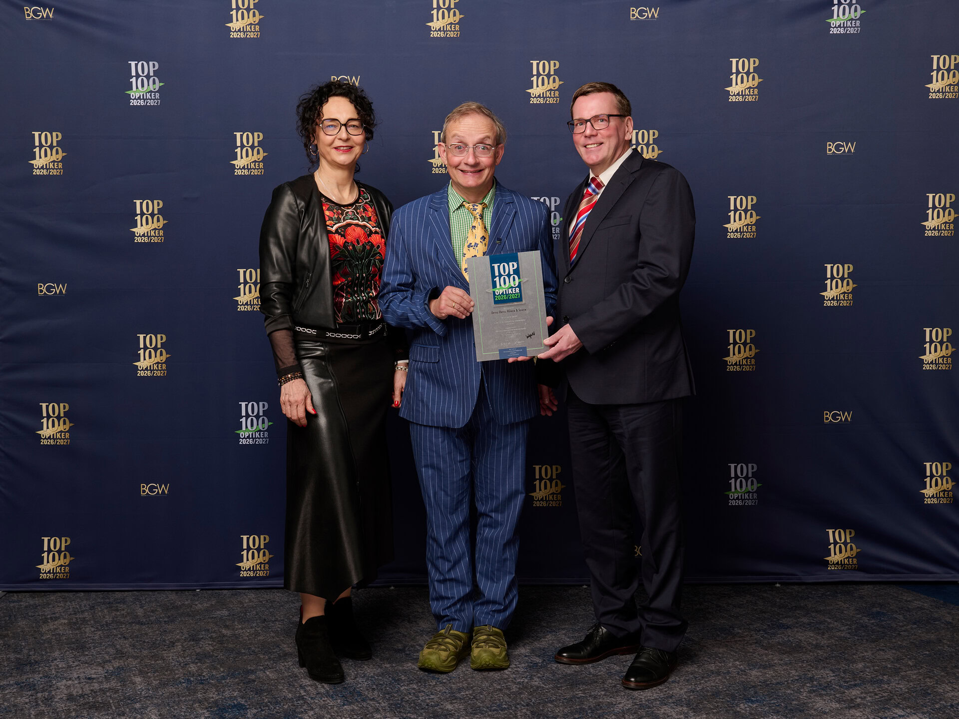 Top100 Optiker – Preisverleihung durch Schirmherr Wigald Boning Top 100 Optic Ortel 2026